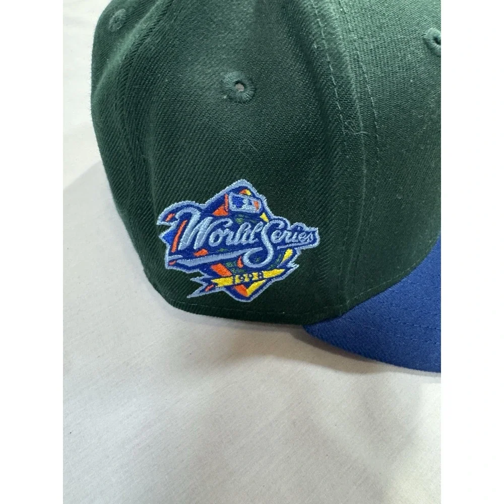 NEW‎ YORK YANKEES MLB NEW ERA 59FIFTY 1998 WORLD SERIES GREEN/BLUE SIZE 7 1/4